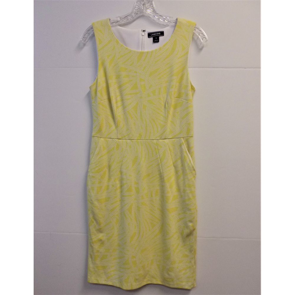 Fitted Sleeveless Stretch Dress, Zip & Kick Pleat